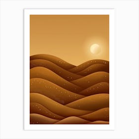 Desert Landscape 16 Art Print