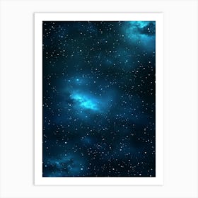 Space Background Art Print