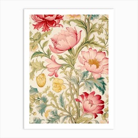 Floral Wallpaper 98 Art Print