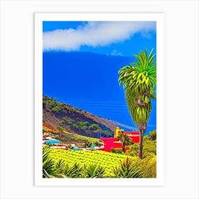 La Palma Canary Islands Spain Pop Art Photography Tropical Destination Art Print