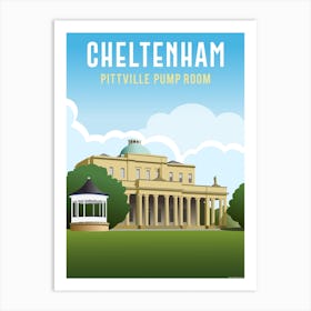 Cheltenham Pittville Pump Room Park Art Print
