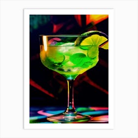 Mojita Cocktail Art Print