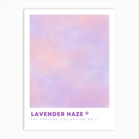 Lavender Haze Art Print