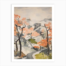 Grenn Trees In The Woods 3 Art Print