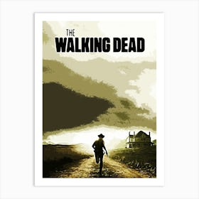 the Walking Dead movie 3 Art Print