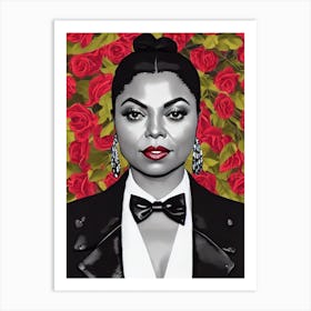 Taraji P Henson Illustration Movies Art Print