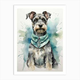 Schnauzer Art Print