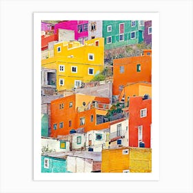 Colorful Houses (5) Art Print