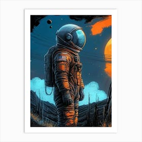 Space Man Art Print