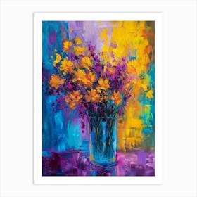 Flowers In A Vase 110 Art Print