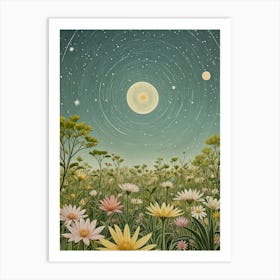 Cosmic Meadow Art Print