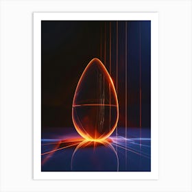 Abstract Egg 1 Art Print