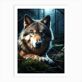 Wild Animal Creative Portrait 189 Art Print