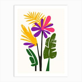 Tropical Flowers 7 Art Print