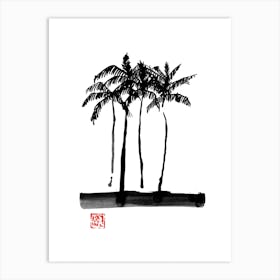 Palmtrees Art Print