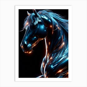 Creative Horse Beauty Illustration Nr 204 Art Print