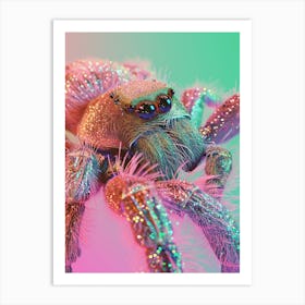 Glitter Arachnid Art Print