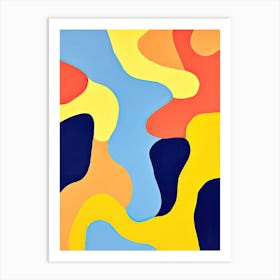 Abstract Painting, Inspired by Matisse Art Print