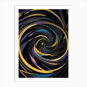 Abstract Spiral Art Print