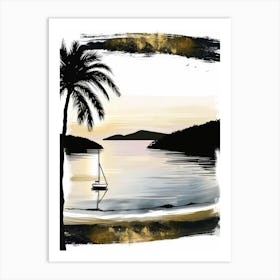 Sunset On The Beach 23 Art Print