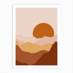 Bohemian Sunset 2 Art Print
