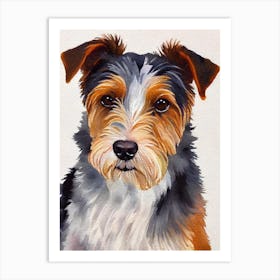 Glen Of Imaal Terrier 2 Watercolour Dog Art Print