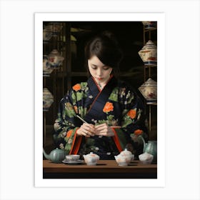Tea Ceremony Japanese Style 3 Art Print