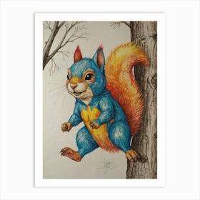 Squirrel 7 Art Print