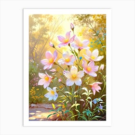 Flowers In The Garden 12 Art Print