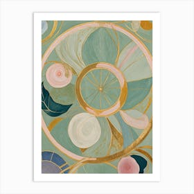 Abstract Wheel Art Print