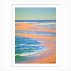 Point Lookout Beach Australia Monet Style Art Print