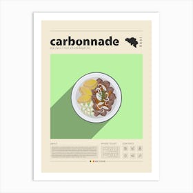 Carbonnade Art Print