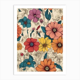 Floral Pattern Art Print