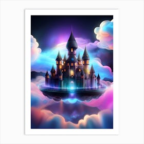 Castle In The Clouds 10 Art Print