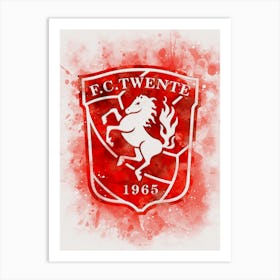 Fc Twente Painting Art Print