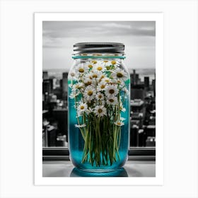 Flowers In A Jar 2 Art Print