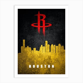 Houston Rockets Art Print