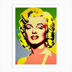 Marilyn Monroe Colourful Pop Movies Art Movies Art Print