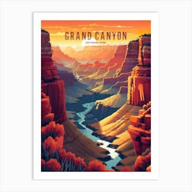 Grand Canyon National Park Painting Art Print