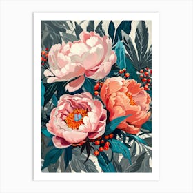 Peonies 6 Art Print