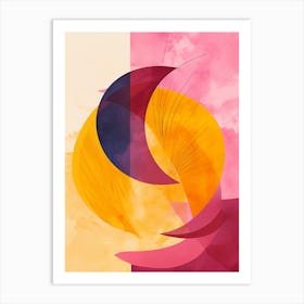 Abstract Moon Art Print