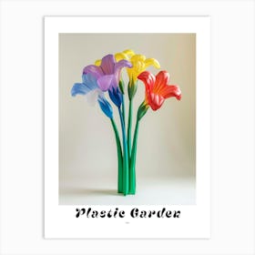 Dreamy Inflatable Flowers Poster Iris 1 Art Print