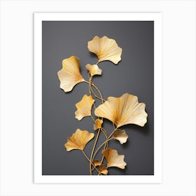 Ginkgo Leaves 17 Art Print