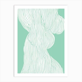 Fibers No 1 Mint Art Print