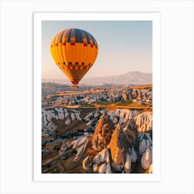 Hot Air Balloon In Cappadocia Art Print