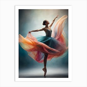Ballerina Dancer Art Print