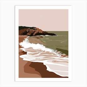 Beach Scene 2 Art Print