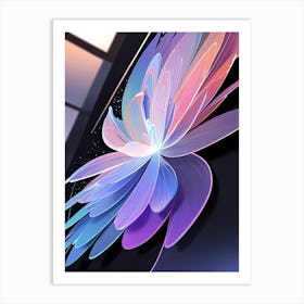 Abstract Flower 4 Art Print