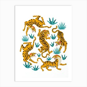 Tiger Print Art Print