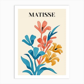 Matisse Watercolor Flowers 2 Art Print